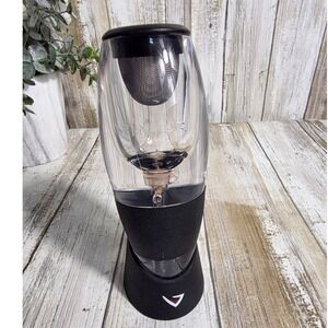 Vinturi‎ Essential Red Wine Aerator with No-Drip Stand and Filter Screen Black